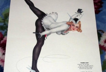 1941 VARGA ESQUIRE PIN UP GIRL CALENDAR