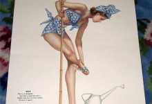 1941 VARGA ESQUIRE PIN UP GIRL CALENDAR02