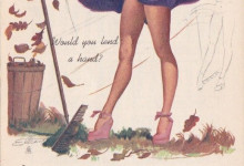 ELLIOTT - 1950 art illustrated PIN-UP CHEESECAKE2